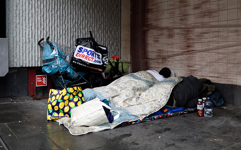 Homelessness in London