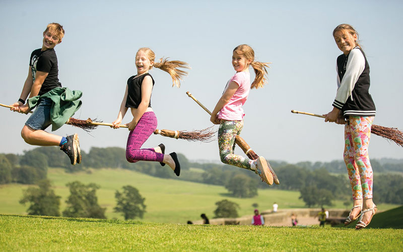 Harry Potter-style broomstick skills © Sean Elliott Photography