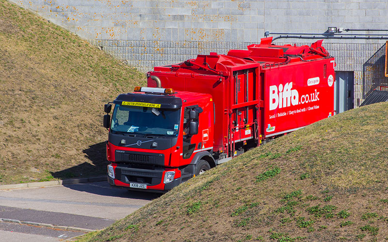 Biffa waste management truck
