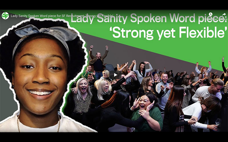 Lady Sanity raps for SF Recruitment