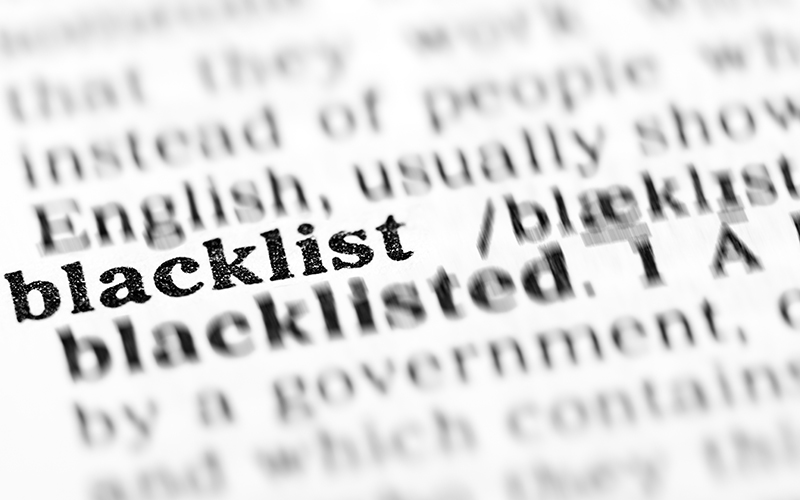 blacklisting