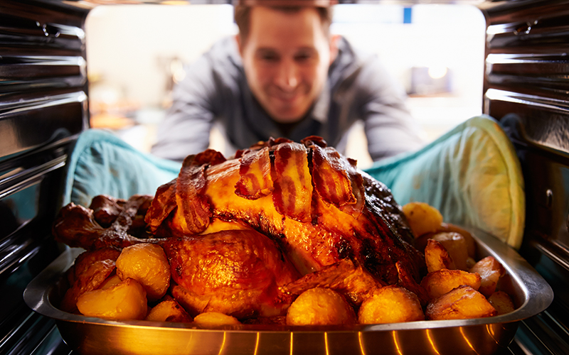 Christmas dinner, turkey and all the trimmings