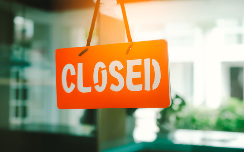 closed sign