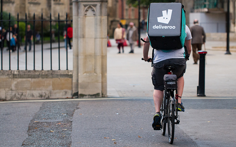 Deliveroo, gig economy worker, self-employed