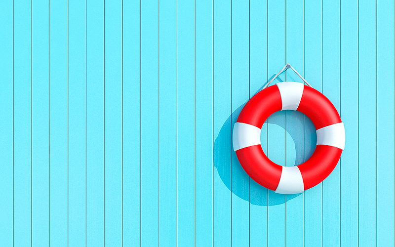 Lifebuoy, lifeline