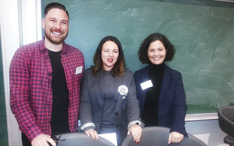 L-r-Robert-Stone, Catalina-Schveninger, Rebecca-Clothier L-r-Robert-Stone, Catalina-Schveninger, Rebecca-Clothier