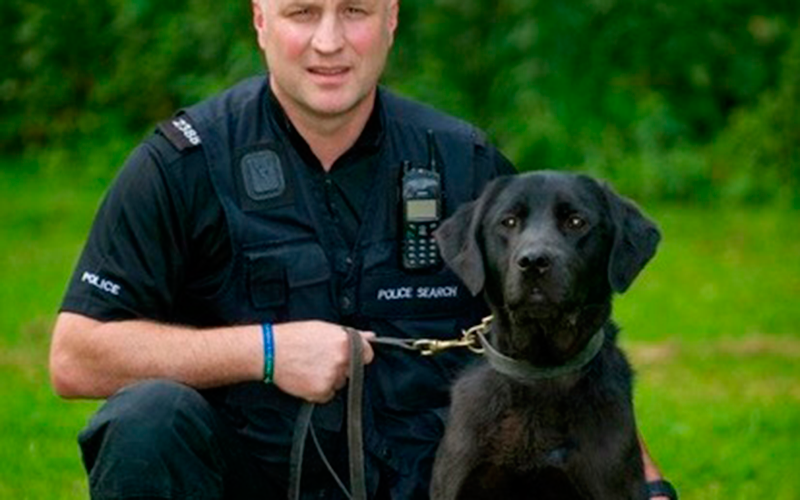 Police dog Smithy