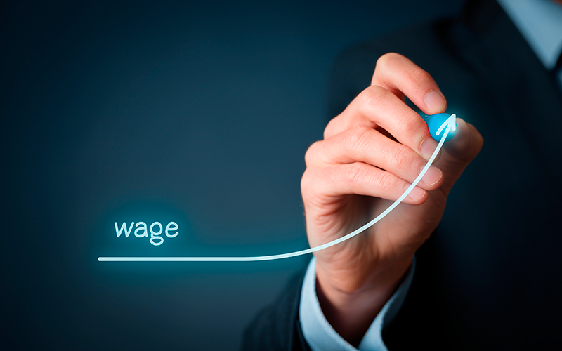 Wage increase: Shutterstock Wage increase: Shutterstock