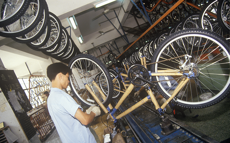 bike jobs boom in China