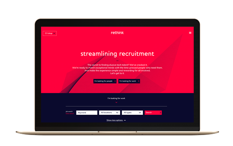 rethink website rebrand