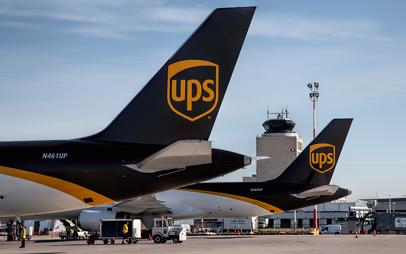 UPS hub, East Midlands airport