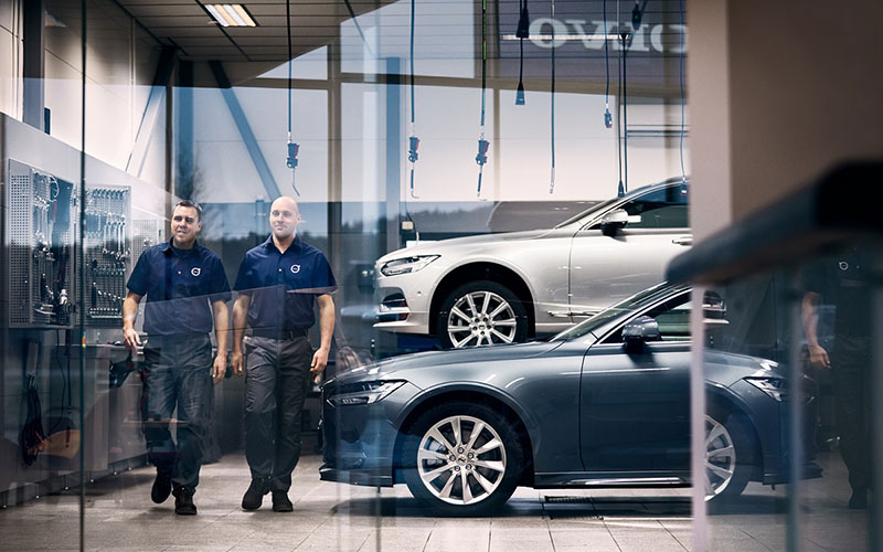 Volvo technicians