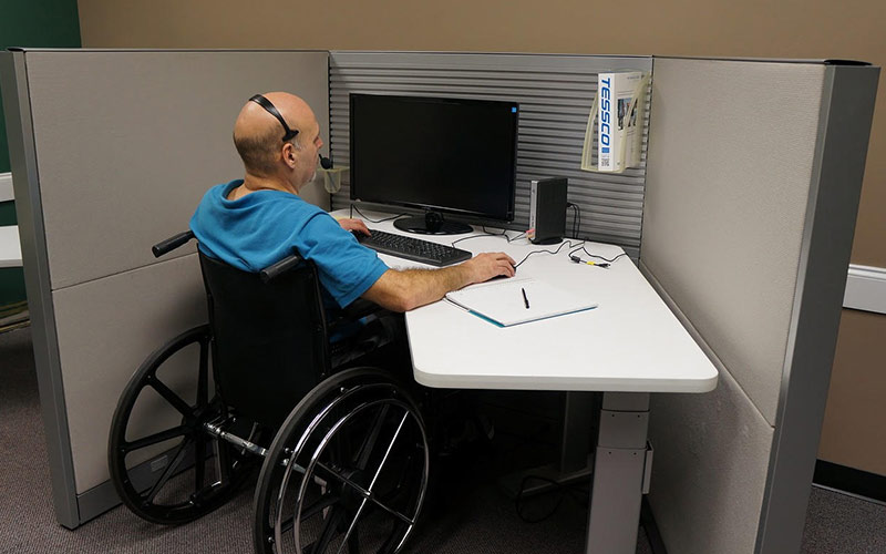 disabled worker