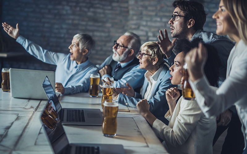 drinking at work, World Cup celebrations