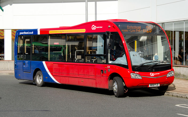 Go North East bus © Adrianncl via flickr