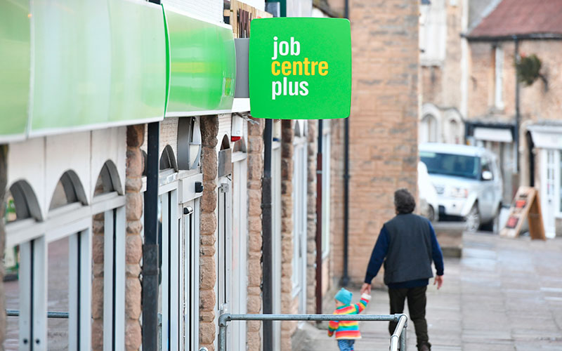 JobCentre, fall in unemployment