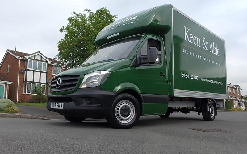 Keen & Able delivery van