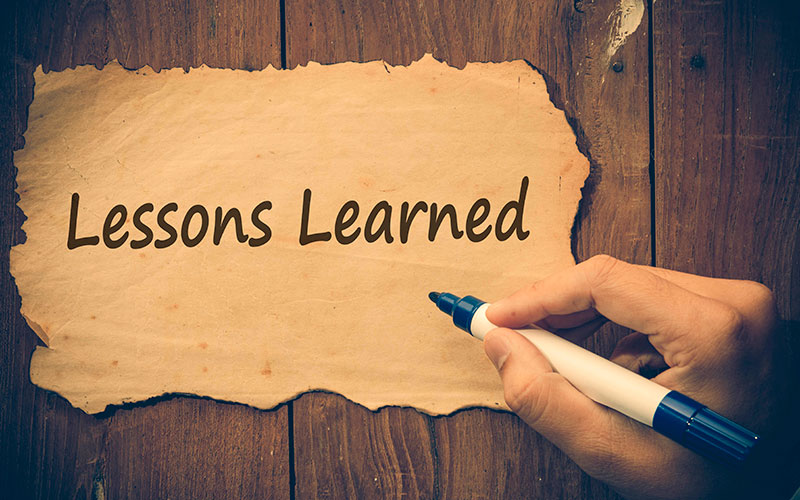 Lessons learned