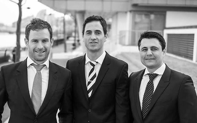 L-r: Reece Harrod, Mark Beal-Preston and Carlo Fardella
