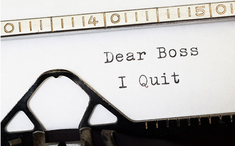 resignation letter