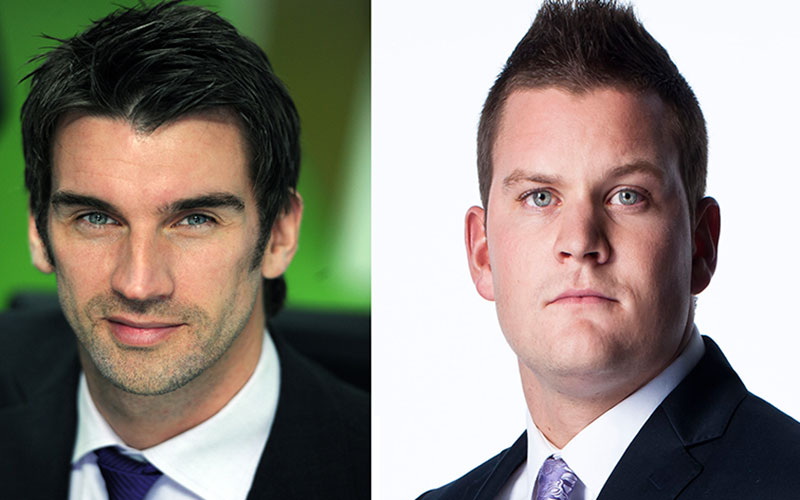 L-r: Lee McQueen and Ricky Martin