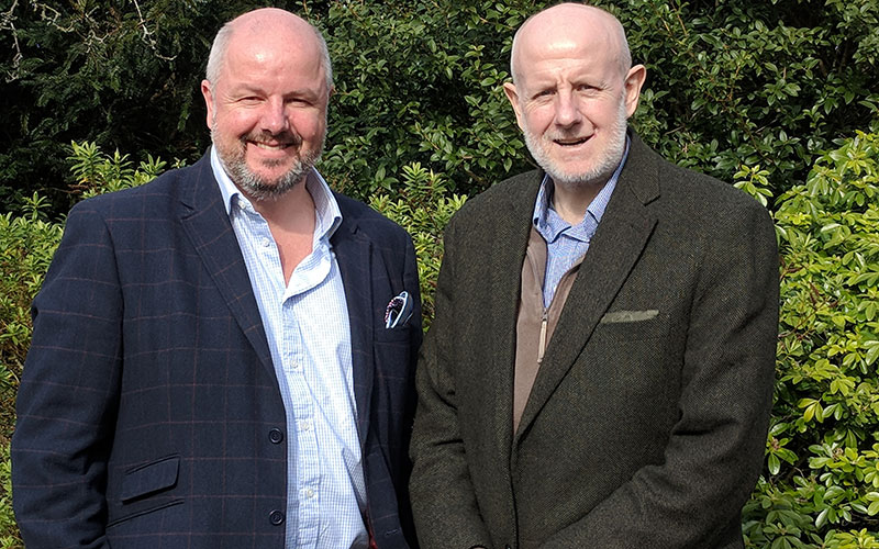 L-r: Steve and David Shutts OBE, ASTRiiD charity