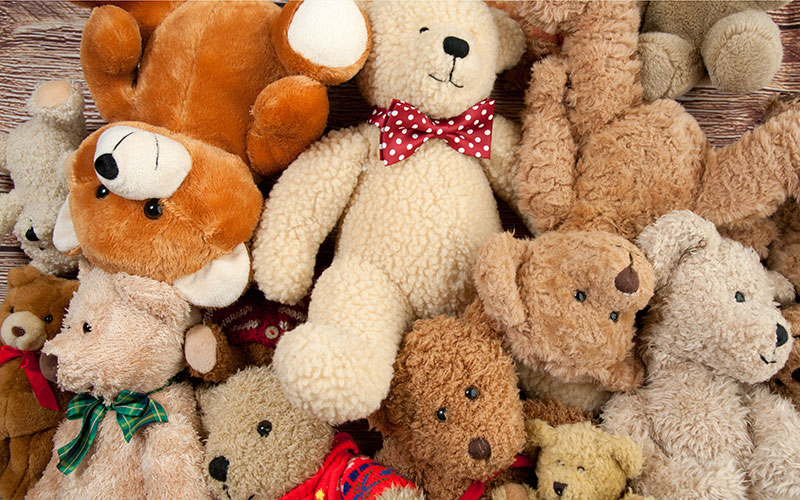 making teddy bears for charity