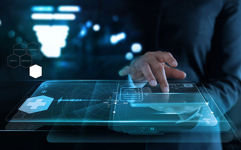 AI, digital touch screen, machine learning