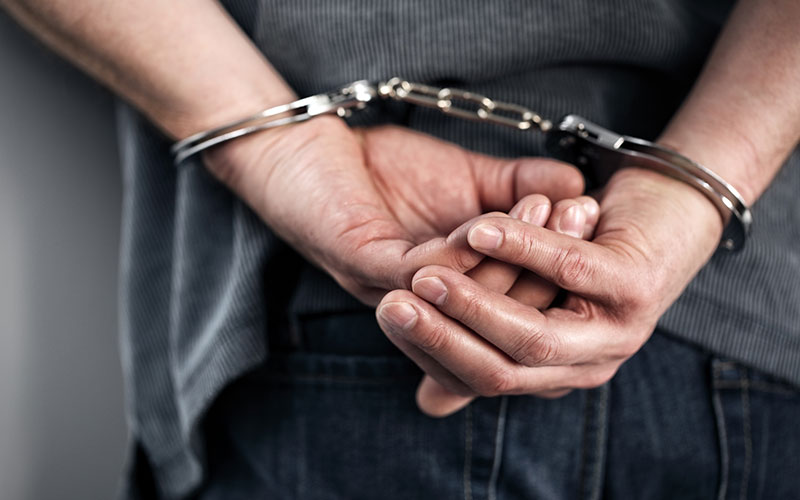 arrested