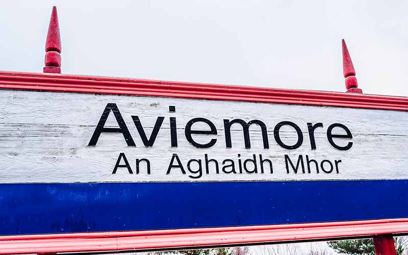 Aviemore signage