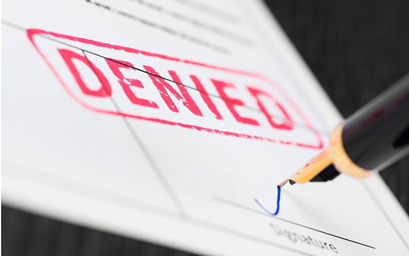 application denied