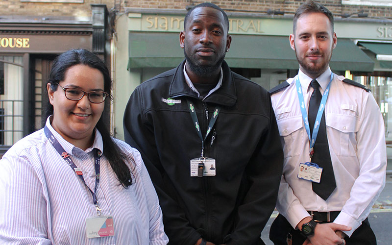 L-r: Najla Almutairi, Prayer Okpaka and Ben O’Day