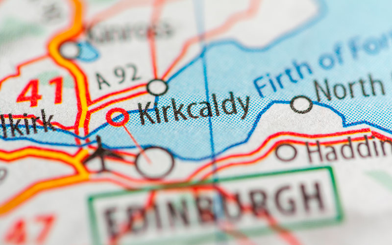 Kircaldy in Scotland