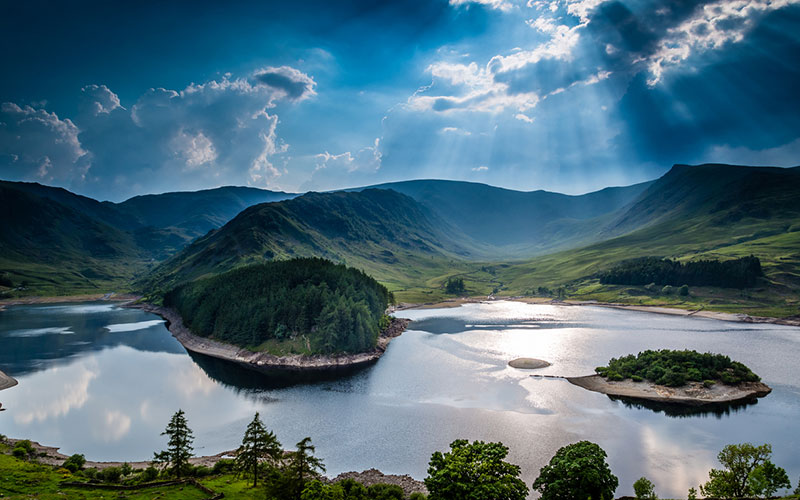 The surroundings of the Lake District is an incentive for working in Cumbria