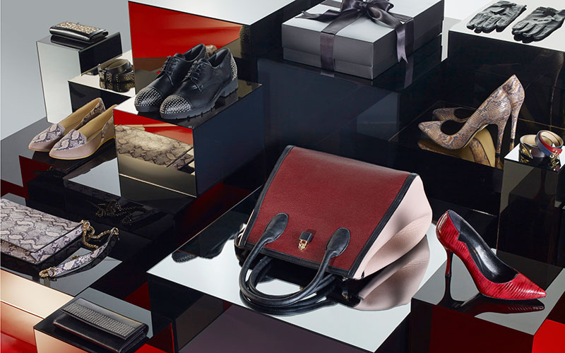 luxury handbags and shoes