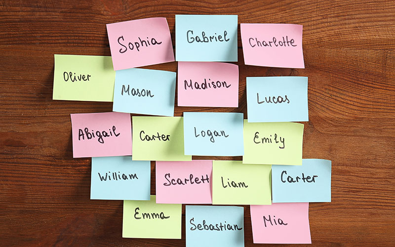names