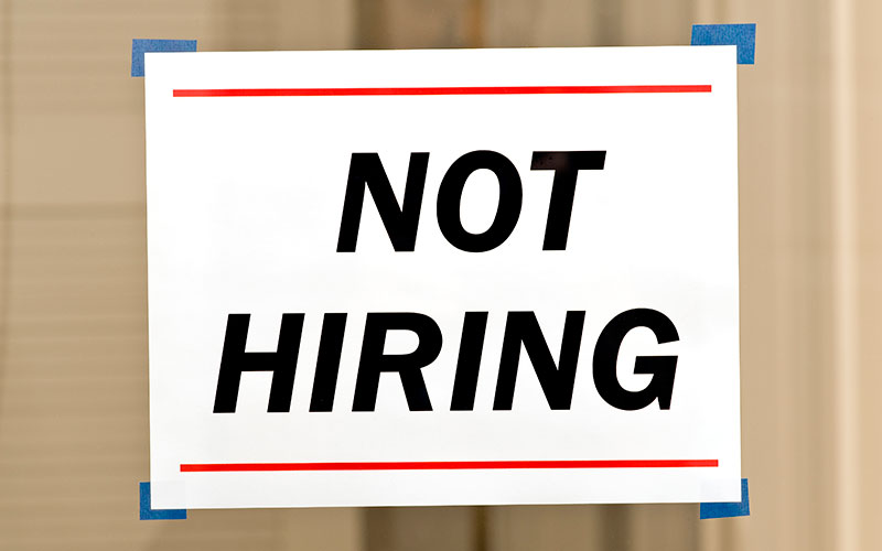 Not hiring