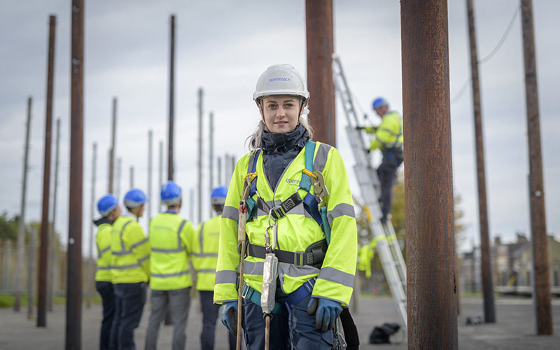 Openreach female engineer