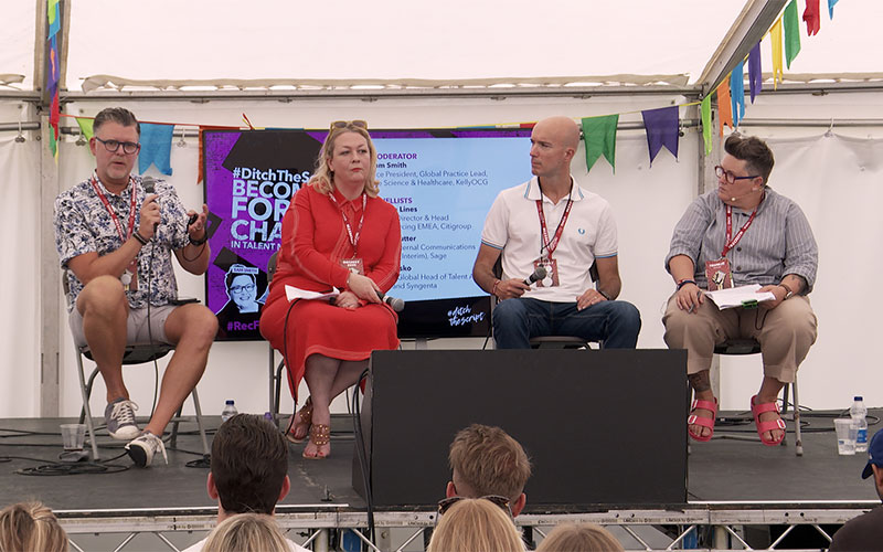 L-r: Neal Krisko, Gemma Lines, Simon Rutter and Sam Smith