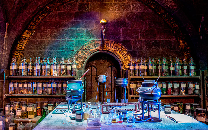 Potions room in Harry Potter