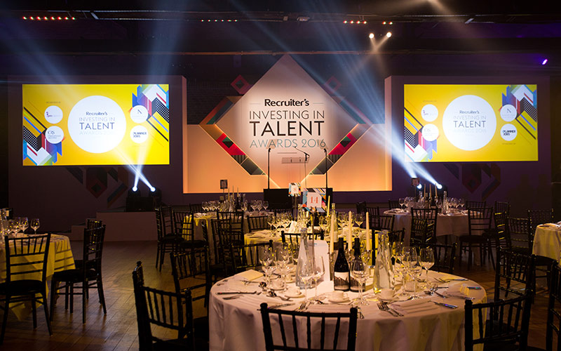 2016 Recruiter Investing in Talent Awards evening