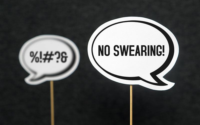 swearing and gross misconduct case