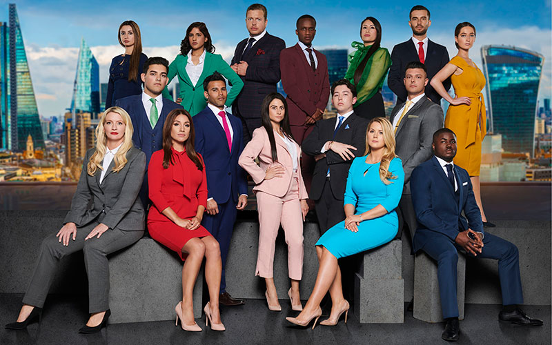 Scarlett Allen-Horton ©BBC The Apprentice, top row, third from right