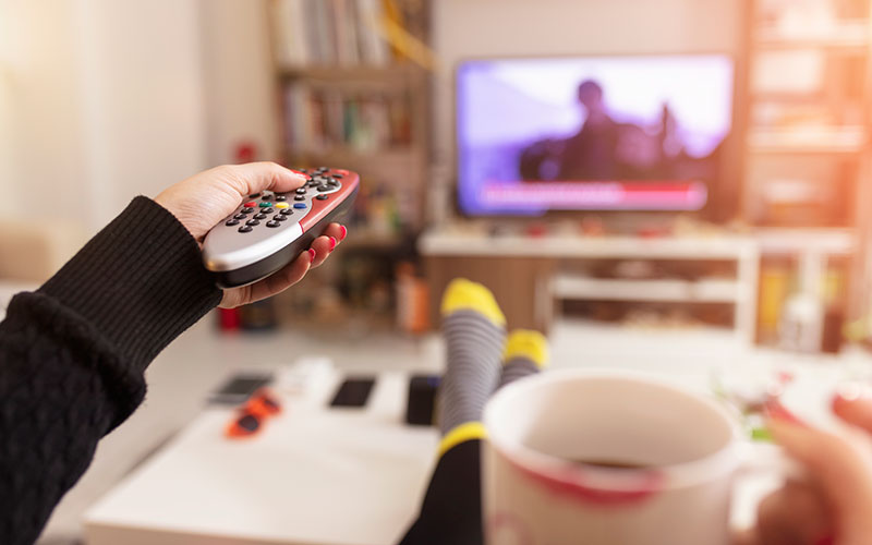 watching ITV's Love Island and writing recaps