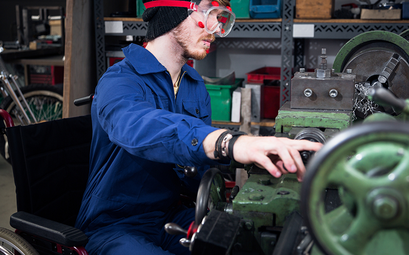 disabled apprentice