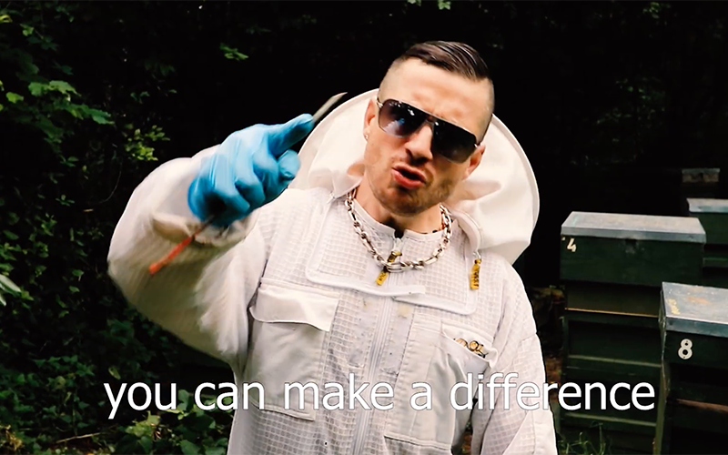 Peter Benefer raps about da bees