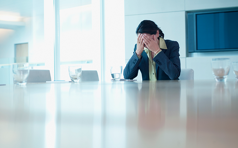 recruiter suffering from mental health issues