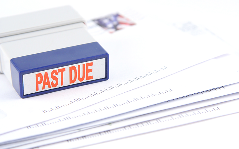 late payments, bad debt