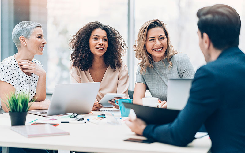 include more women on interview panels to help with retention in interview process