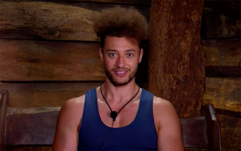 Rak-su's Myles Stephenson in the jungle ©ITV